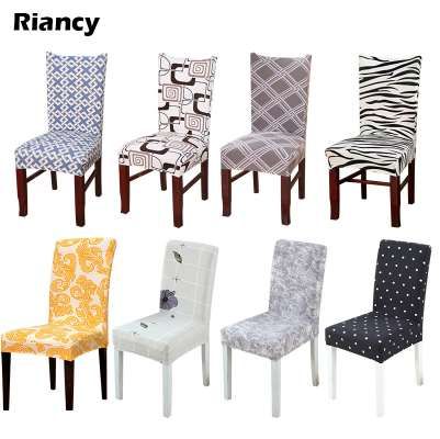 1pcs Striped Plaids Stretch Home Decor Dining Chair Cover Spandex Decoration Covering Office Banquet Hotel Chair Covers 43006
