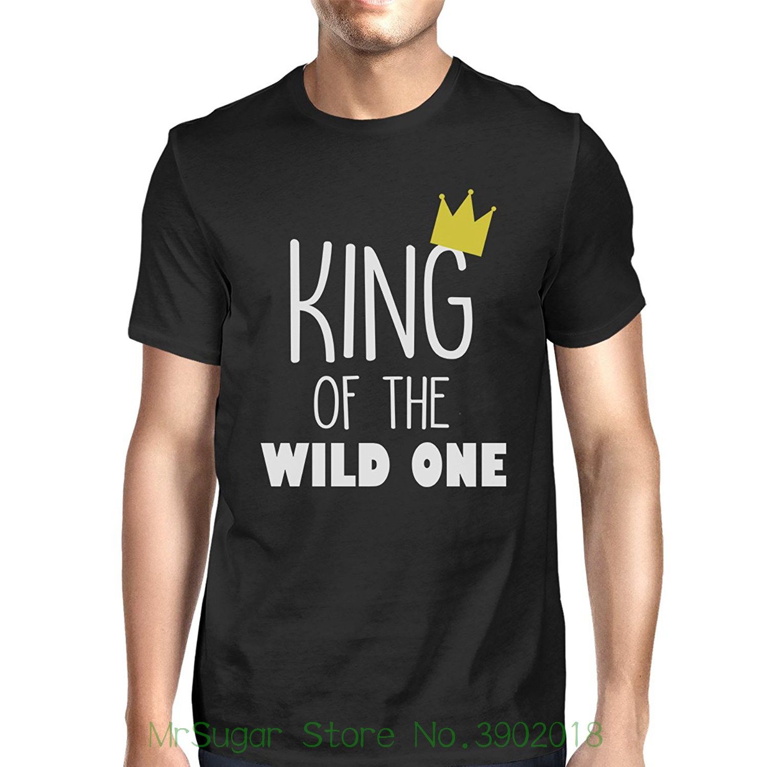 365 Printing King Queen Wild One Crown Family Matching Clothes Baby 365 Printing King Queen Wild One Crown Family Matching Clothes Baby Shower Gift New Fashion Men Women S T Shirt Cool Shirts From