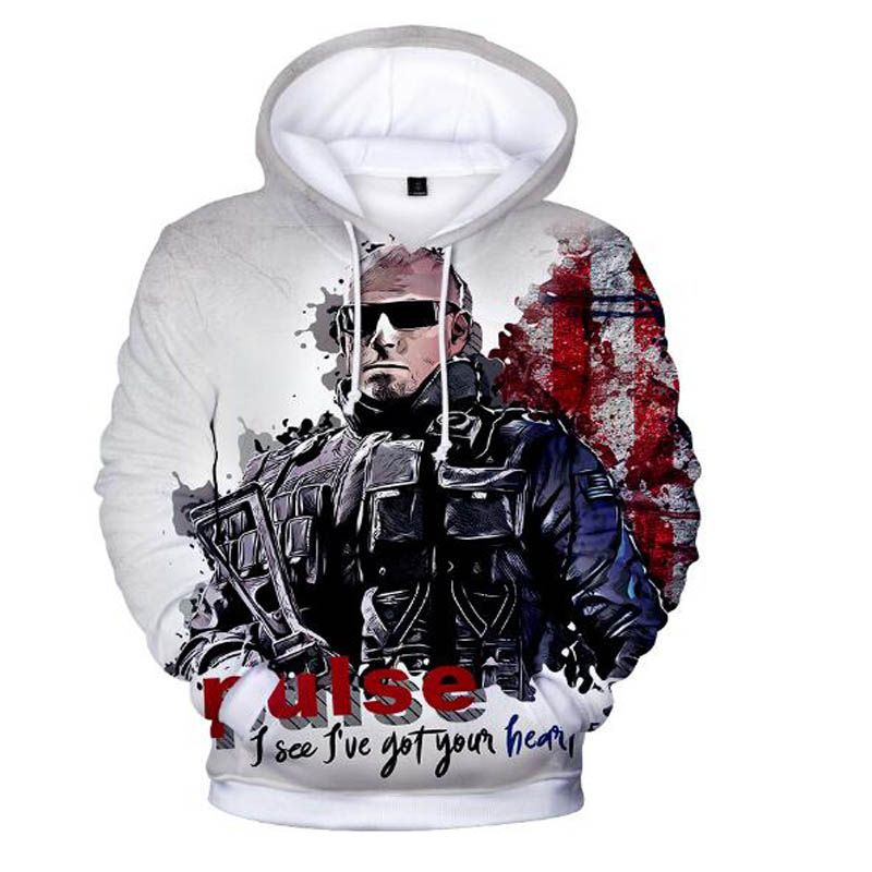 2019 Fashion 3d Rainbow Six Siege Hoodies Sweatshirts Menwomen