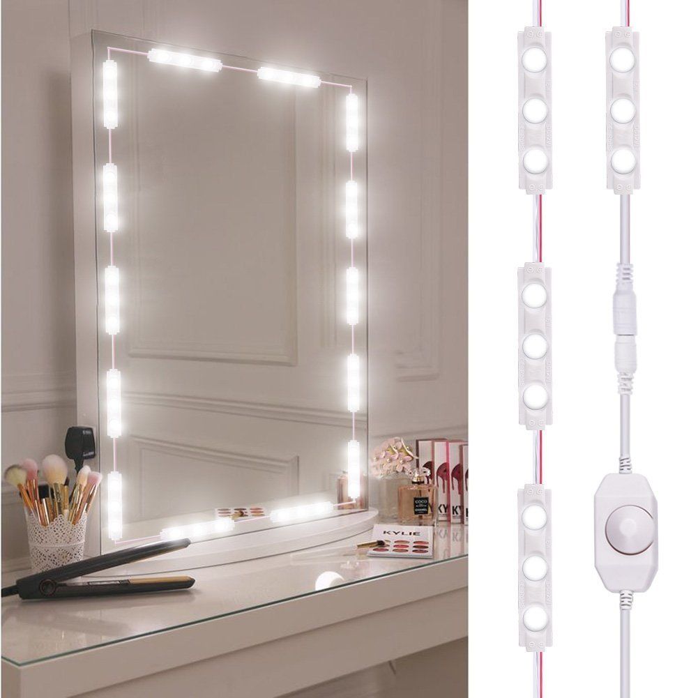 Acquista luci specchio trucco viugreum dimmerabili 60 led kit luce ... Specchi con luci per trucco