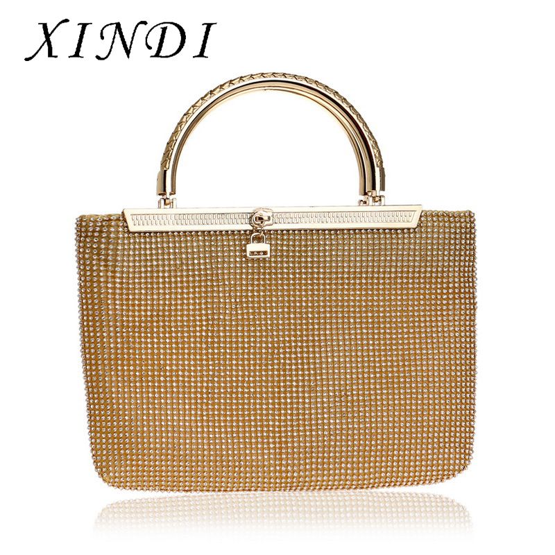 Diamonds Tote Bag Women S Party Dress Evening Bag Chain Shoulder
