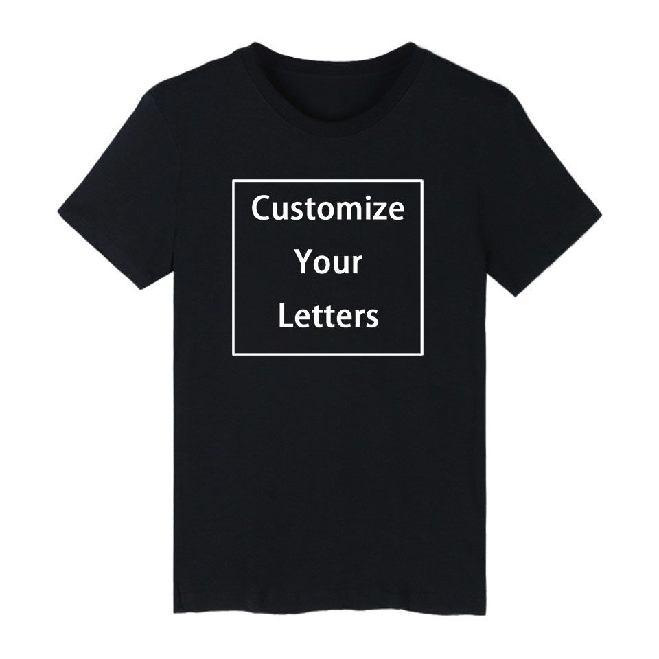 wejnxin custom made t shirt for men women unisex free diy logo