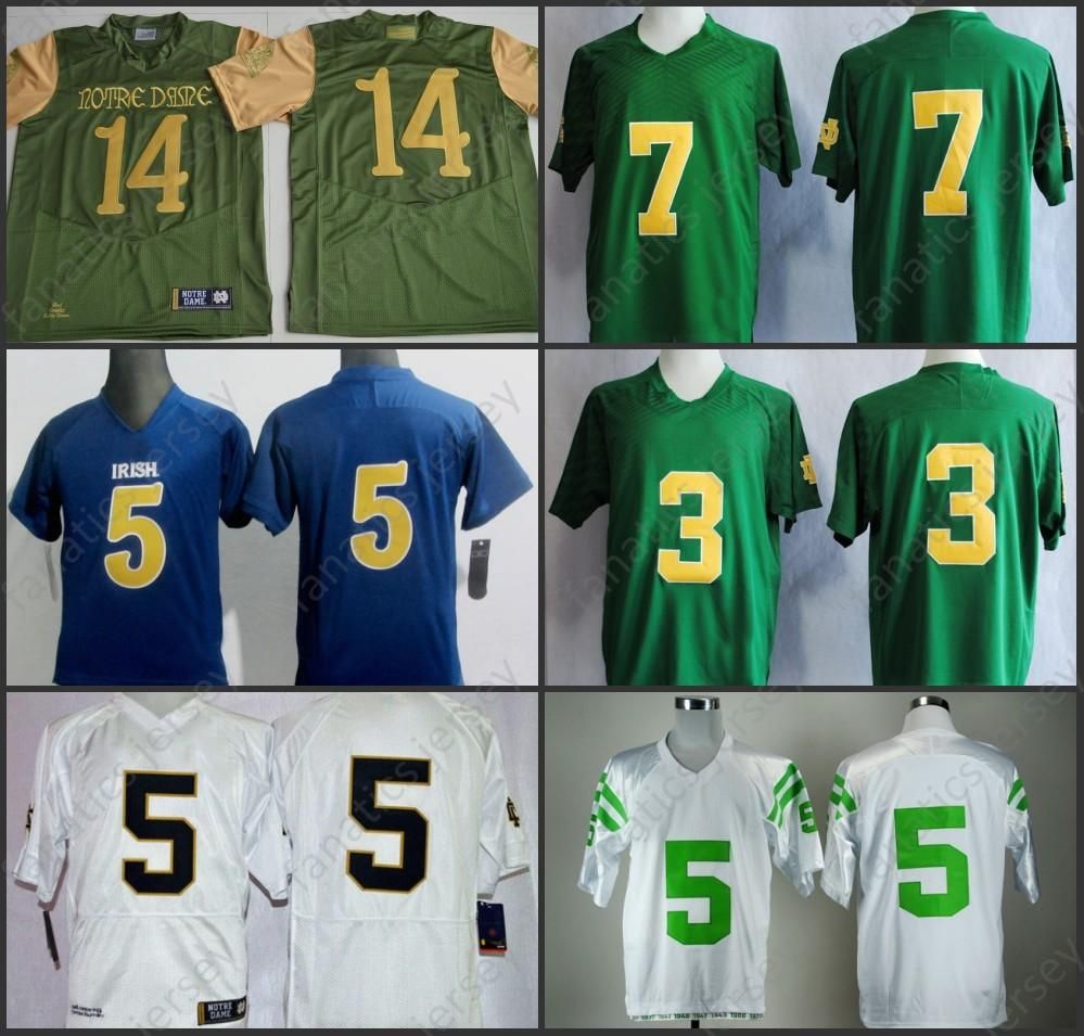 2019 Notre Dame Fighting Irish Jersey NCAA College Football DeShone