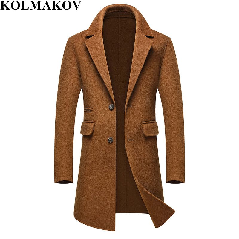 Acheter Coat En Manteau Trench 2018 Laine Nouveau Hommes Long zrAp8wzqx