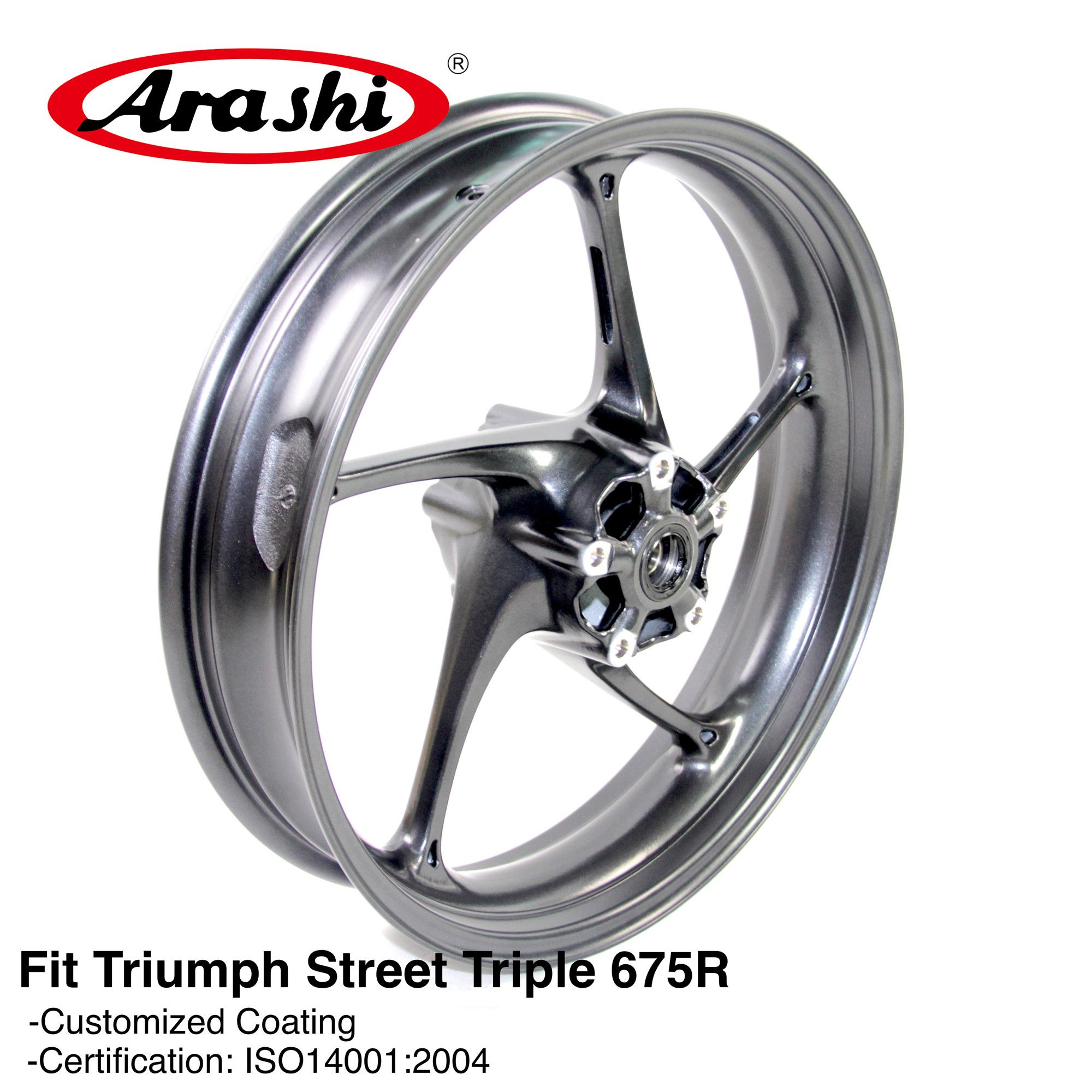 2021 Arashi 675R Front Wheel Rim For Triumph Street Triple 675 R 2013