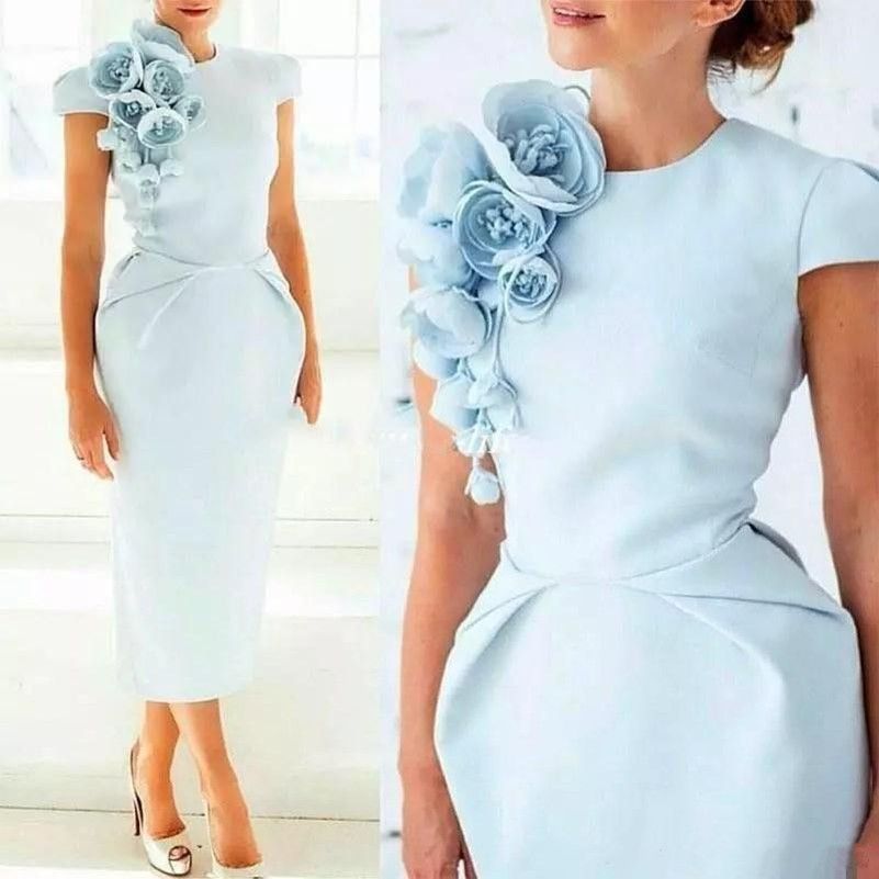 baby blue mother of the groom dresses