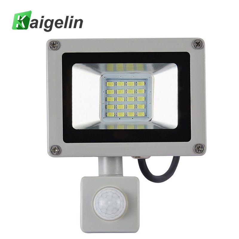 20w Pir Motion Sensor Led Flood Light Ac 220v 240v 20 Smd 5730 2200lm Reflector Lamp Floodlight For Outdoor Lighting