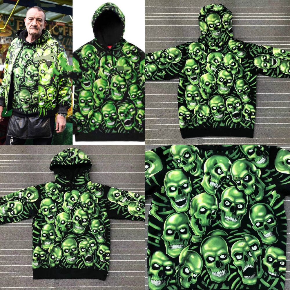 Supreme Green Skull Shorts Store, 60 