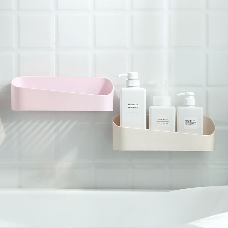 Strong Self Adhesive Hanging Shelves Wall Floating Strong Self Adhesive Hanging Shelves Wall Floating Plastic Shelf Brackets Storage Racks Bins For Kitchen Bathroom Select Ls170010 By