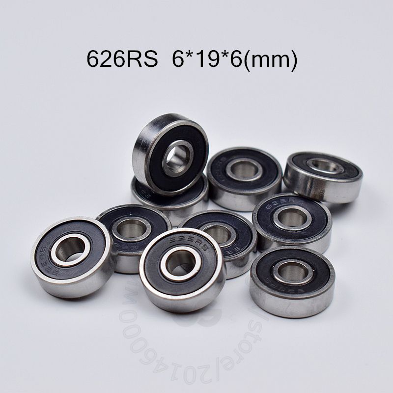 2021 626RS Bearings Rubber Sealed Miniature Bearing 626 626RS 6*19*6mm ...
