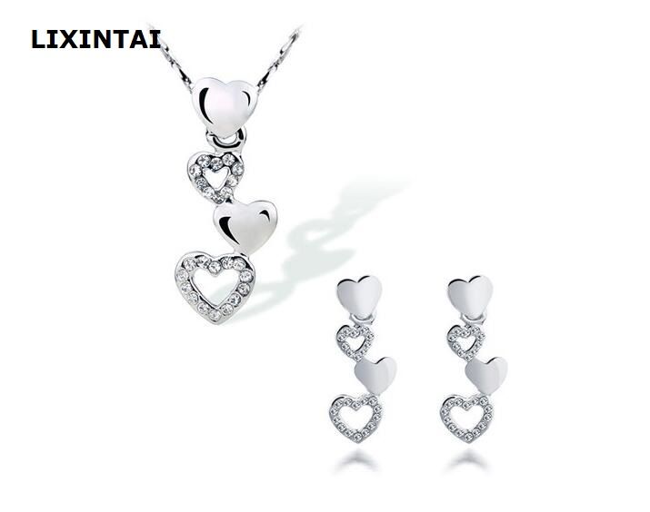 Lixintai Have Mutual Affinity Necklace Pendant Earring Suit Inlaid Austria Crystal From Swarovski Jewelry With 2 4 Set On Maxiaomeng S Dhgate Com - Affinity Pendant And Earring Set In White Gold Plating Lixintai Have Mutual Affinity Necklace Pendant Earring Suit Inlaid Austria Crystal From Swarovski Jewelry With 2 4 Set On Maxiaomeng S Dhgate Com - Affinity Pendant And Earring Set In White Gold Plating