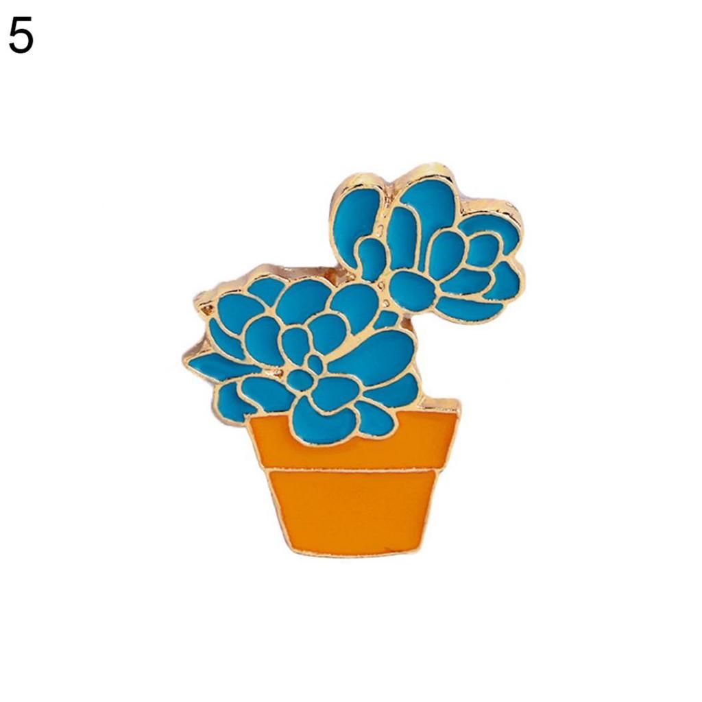 Dessin Animé Créatif Bonsaï Fleur Pin Branche Slingshot Broche épingle écharpe Décor