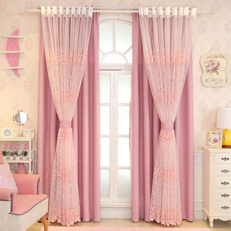 Acheter Rose Rideau Princesse Vent Fantaisie Fille Chambre