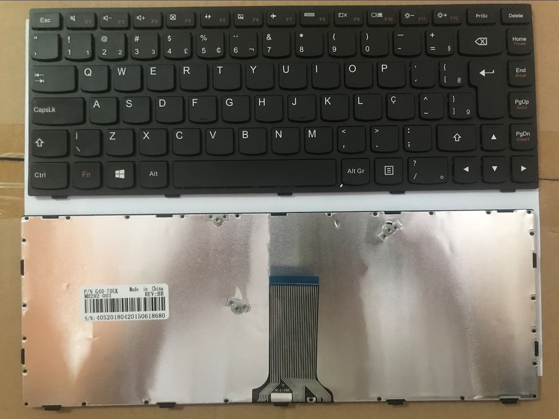Großhandel Laptop Für Lenovo G40 G40 30 G40 70 Br Brasilien Tastatur