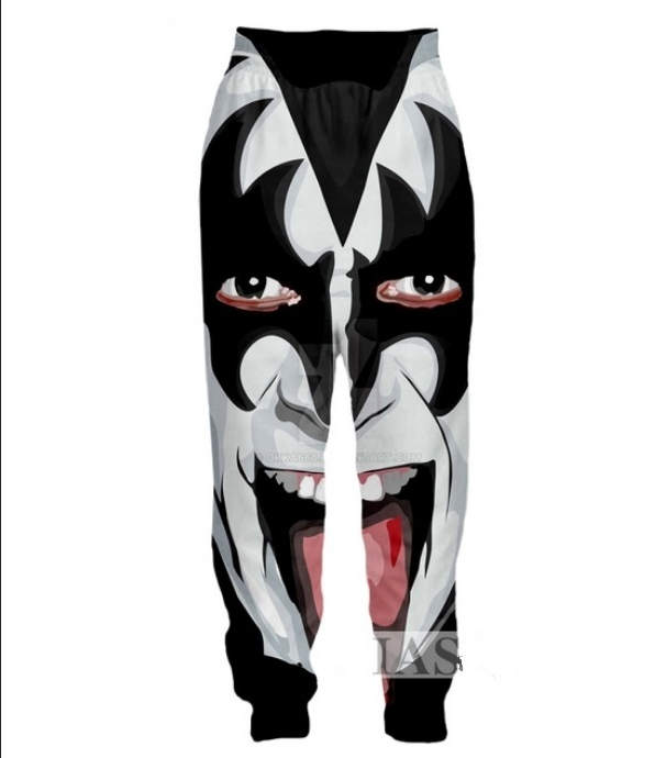 2021 Wholesale New Fashion Kiss Heavy Metal Rock Band Rebel Funny 3D
