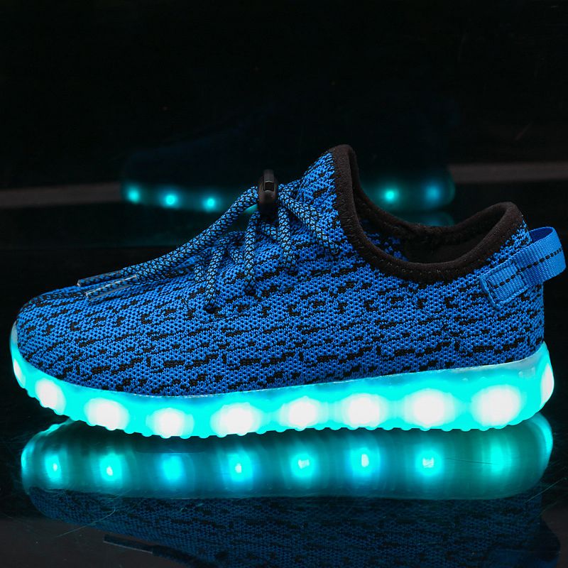 children lighting shoes