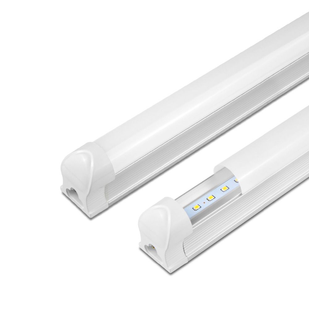 Hot Integrated T8 Bulb 8w 12w 220v 240v Led Wall Light Closet Integrated T8 Bulb 8w 12w 220v 240v Led Wall Light Closet Cabinet Bar Lamp Replace Fluorescent Candelabra Bulbs Energy Efficient