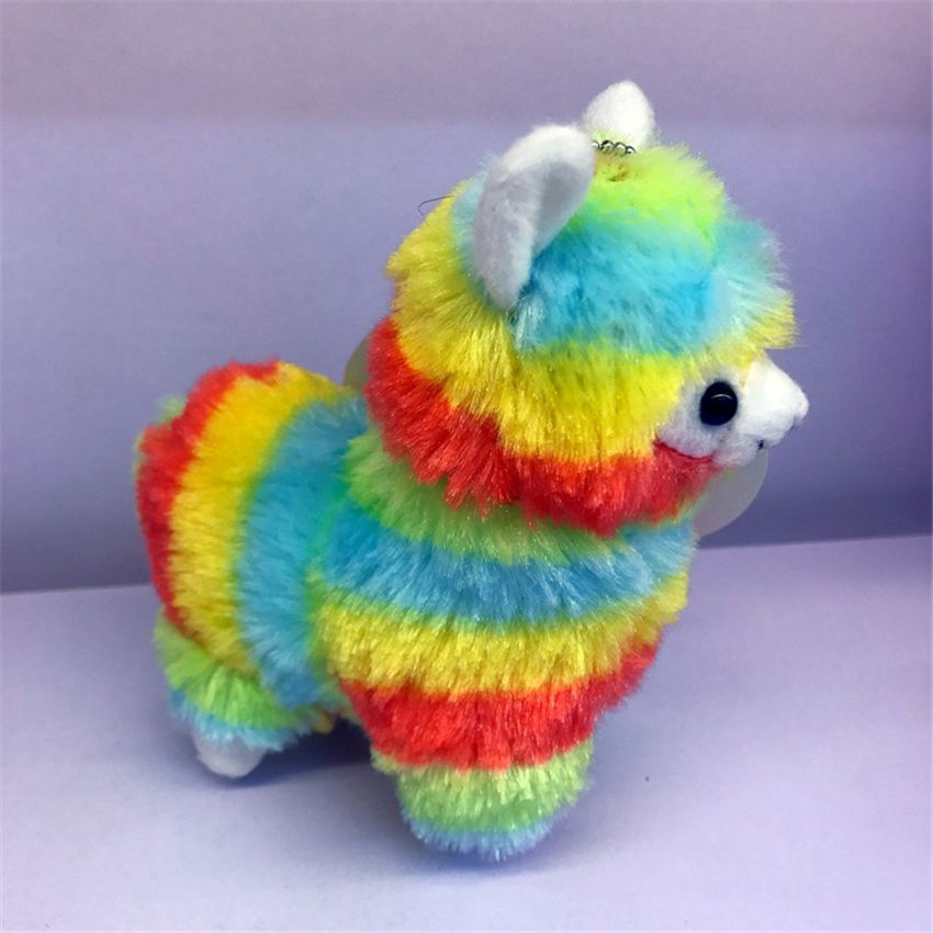 alpacasso rainbow plush alpaca stuffed toy