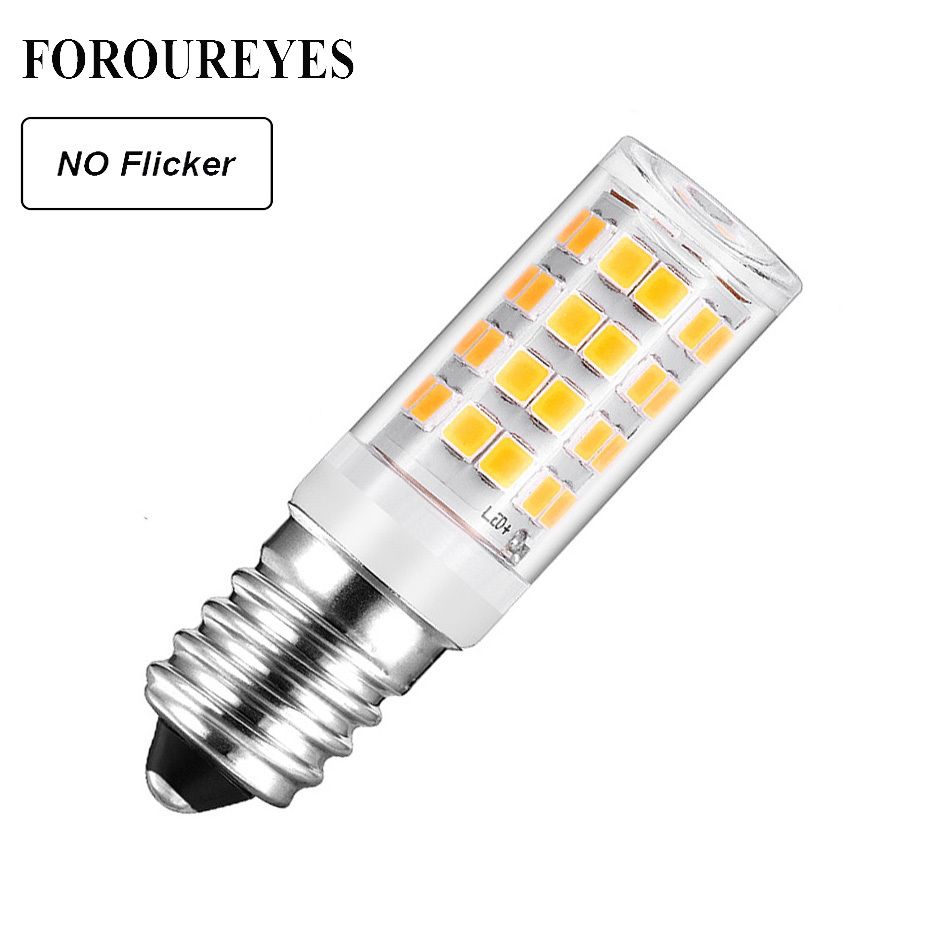 No Flicker E14 Led Lamp 85v 265v 5w 52leds Smd2835 E12 Spotlight No Flicker E14 Led Lamp 85v 265v 5w 52leds Smd2835 E12 Spotlight Bulb Replace 40w Halogen Light For Chandelier Lighting T8 Bulbs G9 From