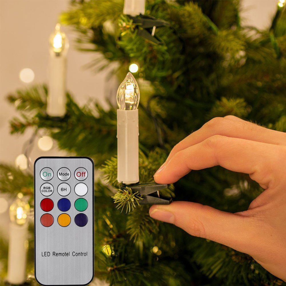 10 Led Candle Light Flameless Flickering Remote Control Christmas Tree Decor For Home Electronic Event Party Supplies Cake Decorations 10 Led Candle Light Flameless Flickering Remote Control Christmas Tree Decor For Home Electronic Event Party Supplies Cake Decorations