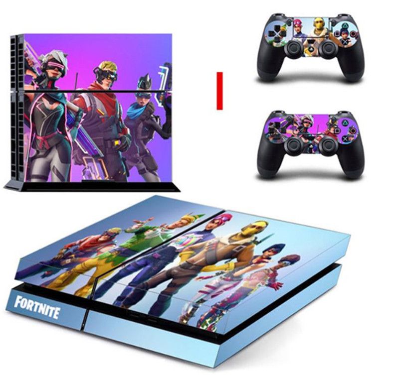 2019 Fortnite Battle Royal Ps4 Slim Skin Sticker For Game Machine - 2019 fortnite battle royal ps4 slim skin sticker for game machine console and controllers sticker decal kids toys gift cartoon accessories from