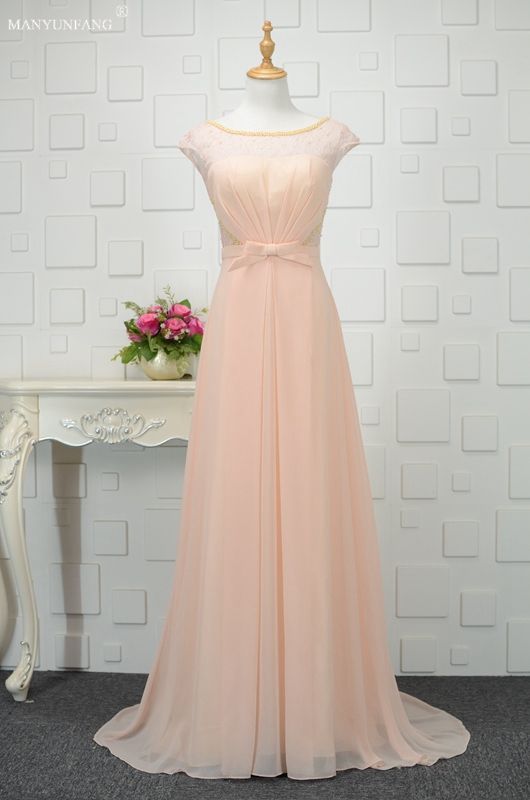 chiffon evening wear