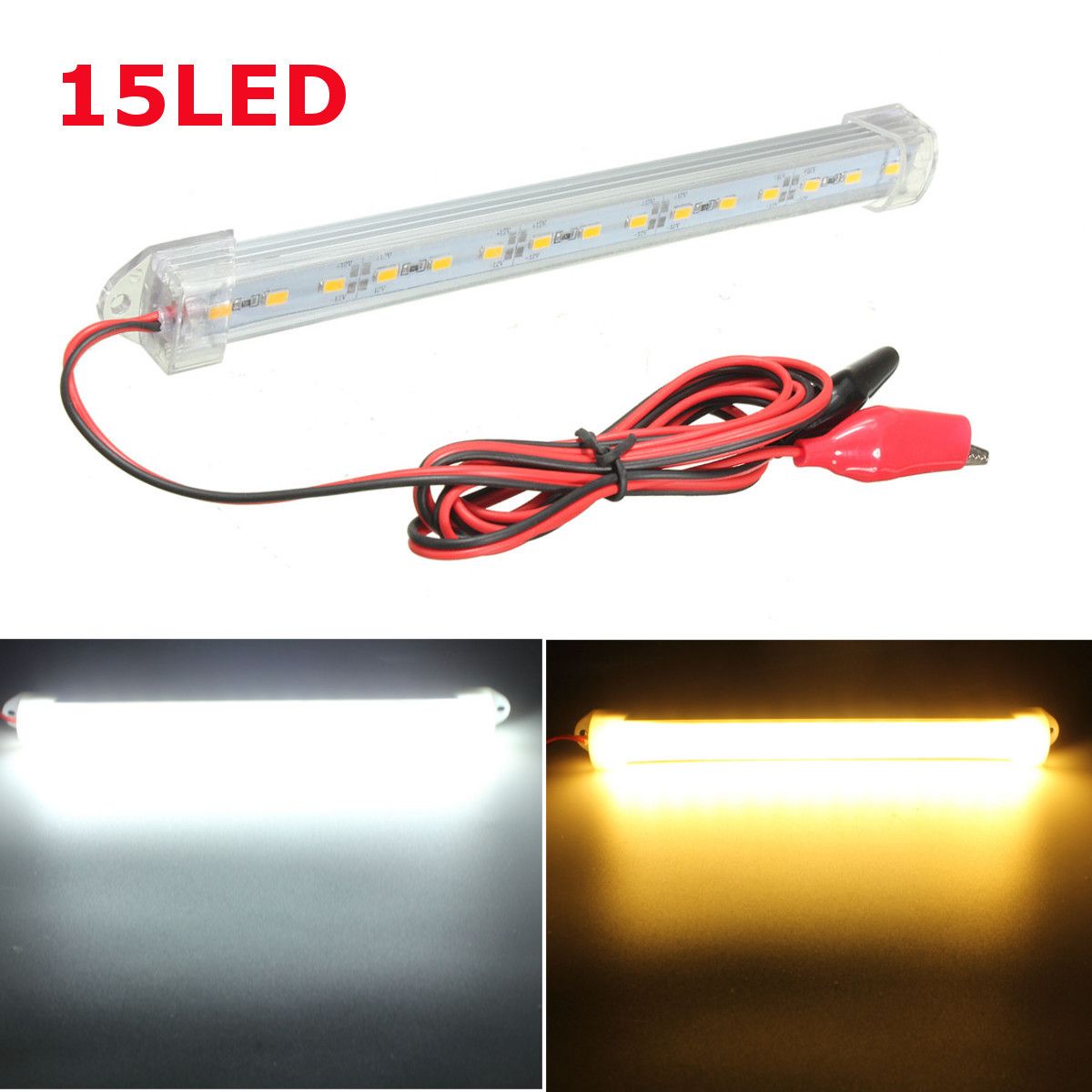 Newest 150cm 12v Led Car Interior Light Bar Strip Lamp Van Boat Newest 150cm 12v Led Car Interior Light Bar Strip Lamp Van Boat Caravan Motorhome Truck 2colors