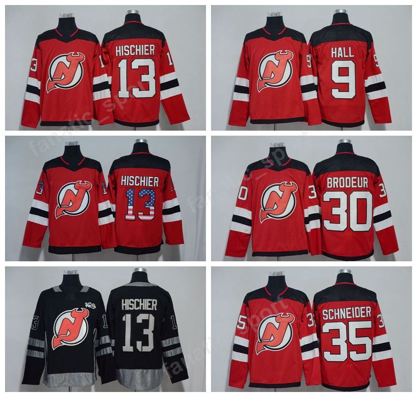 2019 2018 Ice Hockey New Jersey Devils Jerseys Men 9 Taylor Hall 13
