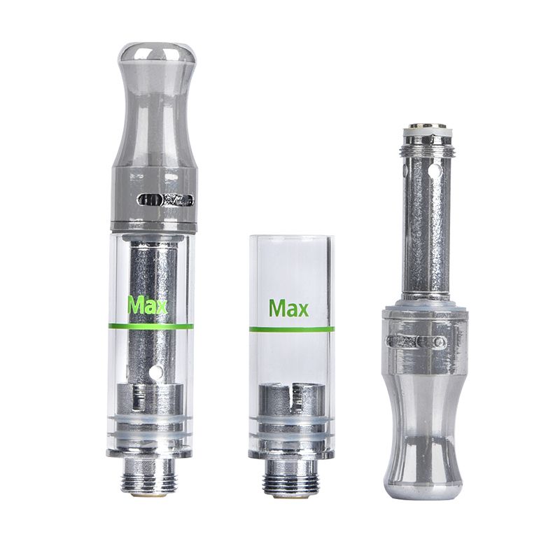 No Leaking 101 Glass Vape Cartridge Top Adjustable Airflow Ceramic Coil