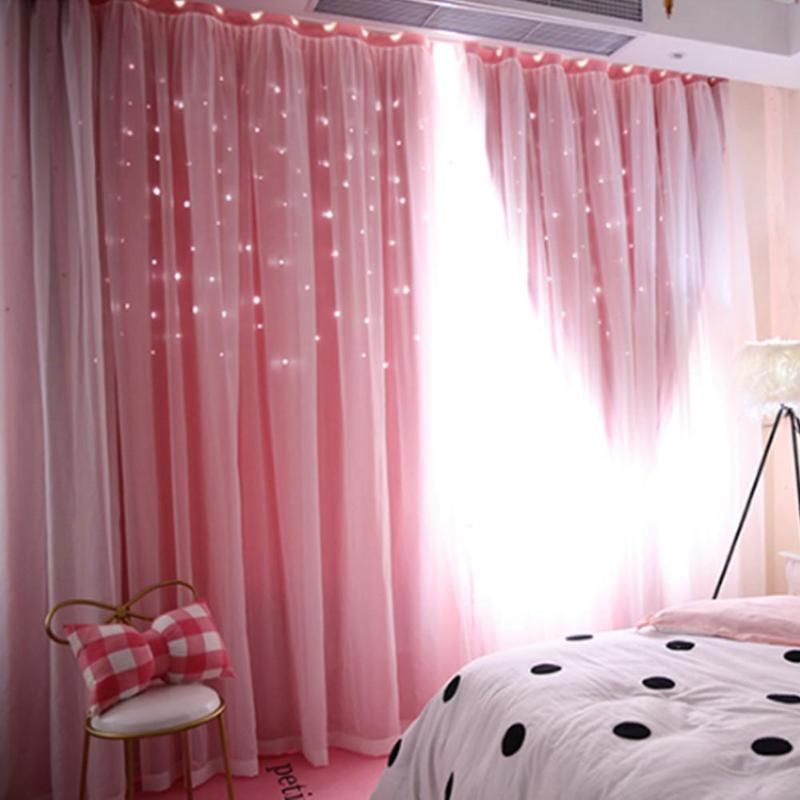 2019 Hollowed Out Star Shading Window Blackout Curtain Ds Purdah 2019 Hollowed Out Star Shading Window Blackout Curtain Ds Purdah For Living Room Princess Children Baby Kid S From Kunnylight
