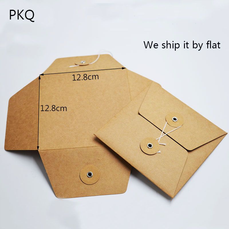 brown kraft cd paper case bag cd sleeves packaging bag box kraft cd cd paper case