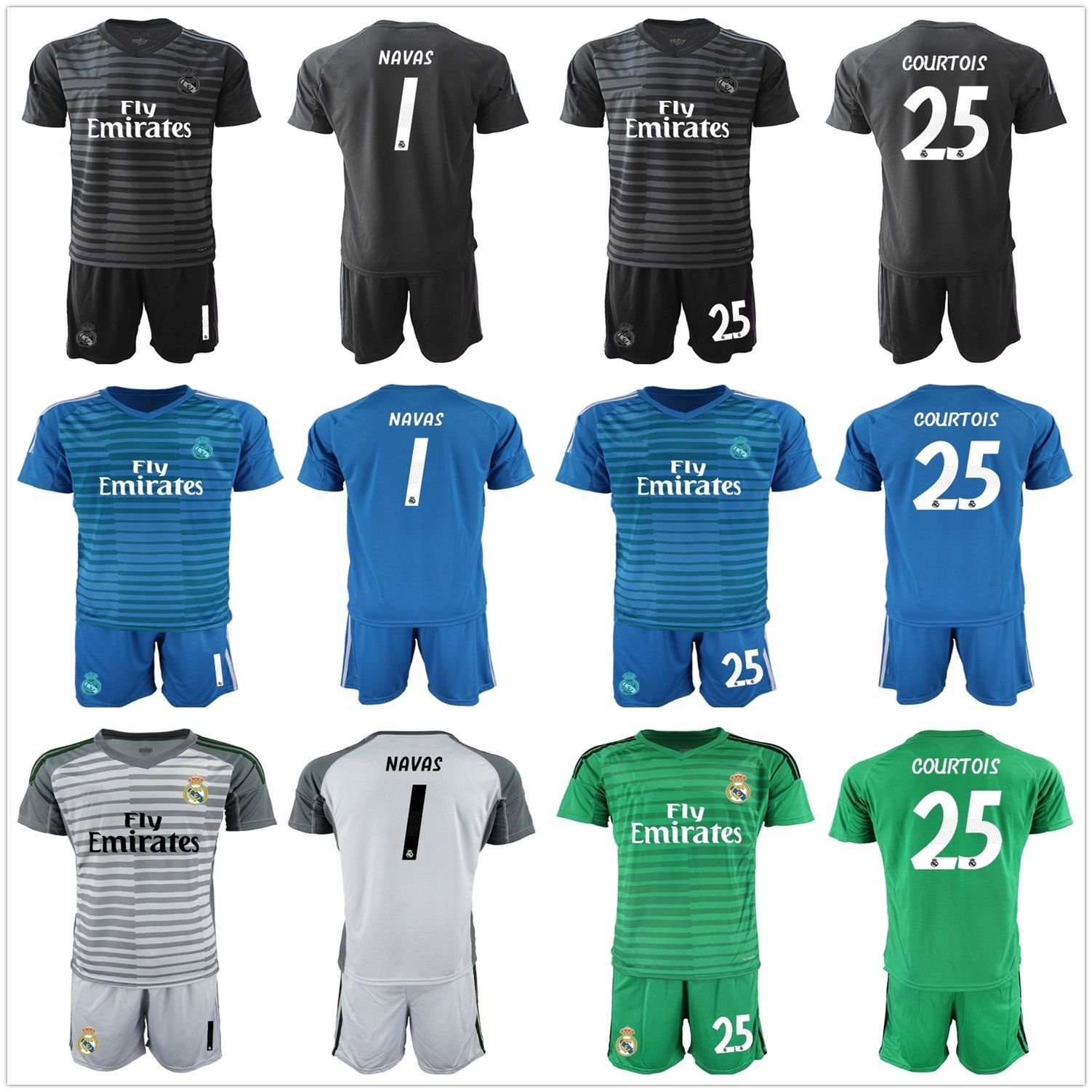 courtois real madrid kit