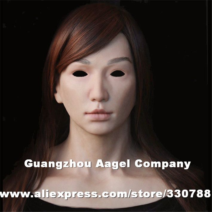 Silicone face mask female Big black boobs xxx