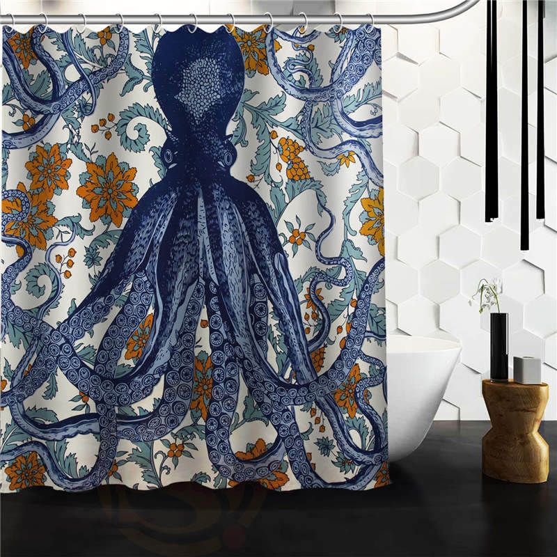 2018 Custom Octopus Shower Curtain Bathroom S Creative 2018 Custom Octopus Shower Curtain Bathroom S Creative Polyester Home From Caley 28 61 Dhgate Com