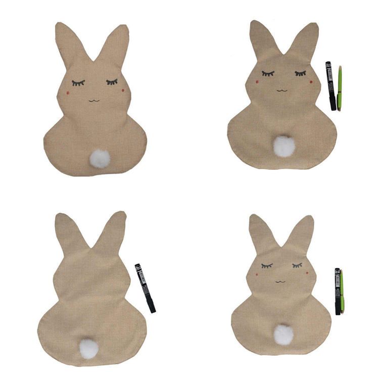 Kids Easter Linen Rabbit DIY Garden Flag Indoor Outdoor Home Decor ... Kids Easter Linen Rabbit DIY Garden Flag Indoor Outdoor Home Decor ...