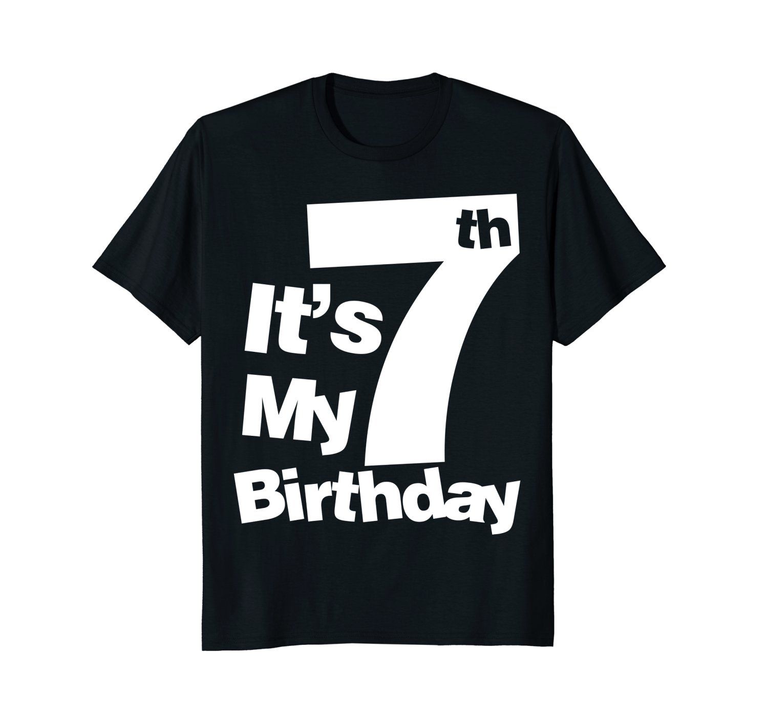 7th Birthday Shirt. Its My Birthday 7 Shirt T Shirt Novelty Cool Tops ...