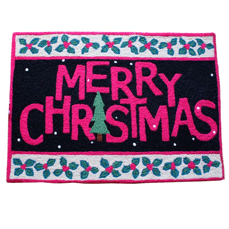 Cartoon Cute Snowman Hand Hooked Doormat New Design Merry Cartoon Cute Snowman Hand Hooked Doormat New Design Merry Living Room Floor Carpet Kitchen Rugs Mat Tapete Door Rug Tiles Braided