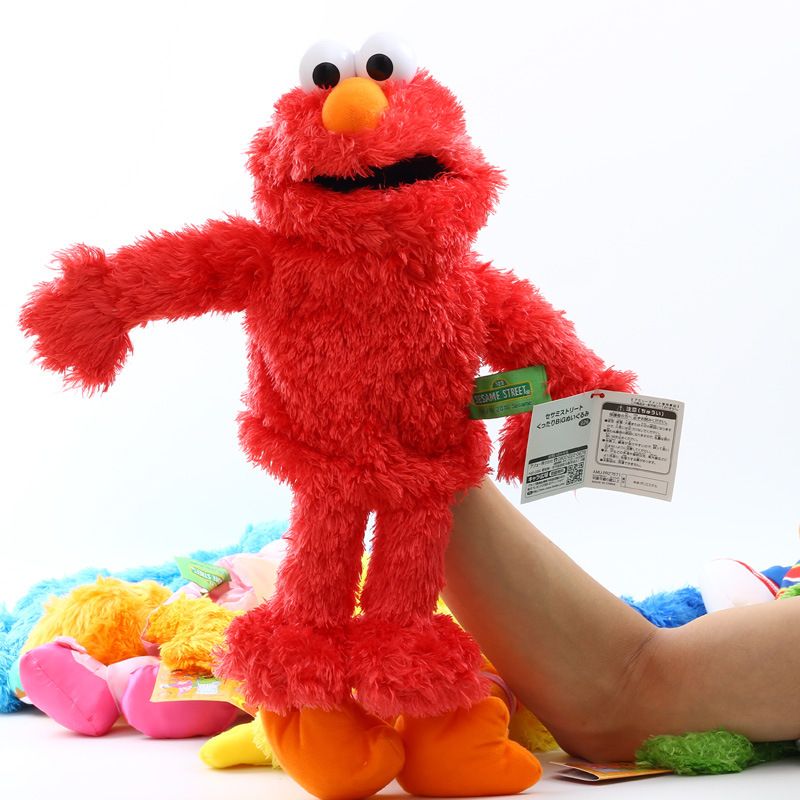 Elmo aus der Sesamstraße Kuscheltier Stofftier Teddy Plüschfigur Puppe 35cm