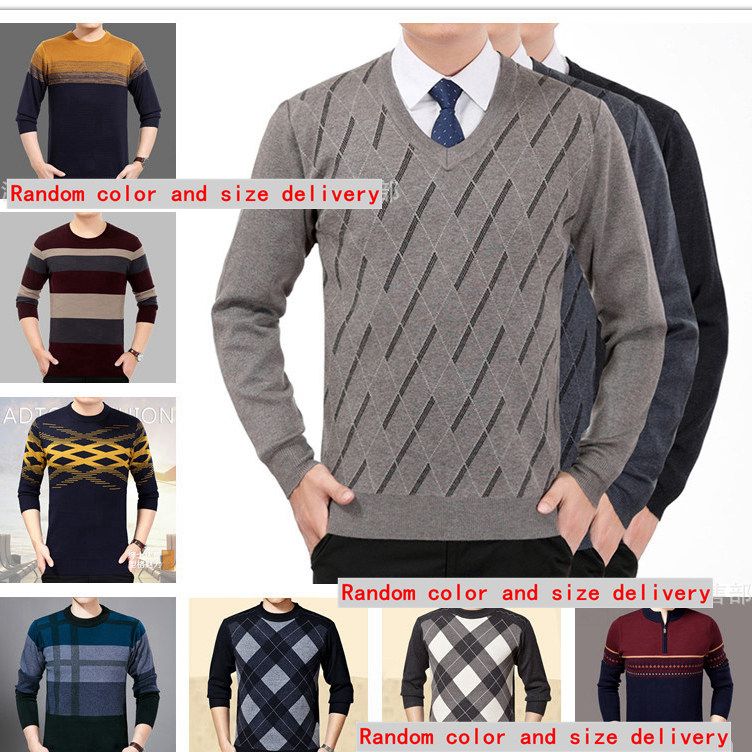 Blusa de frio masculina para idoso Clearance