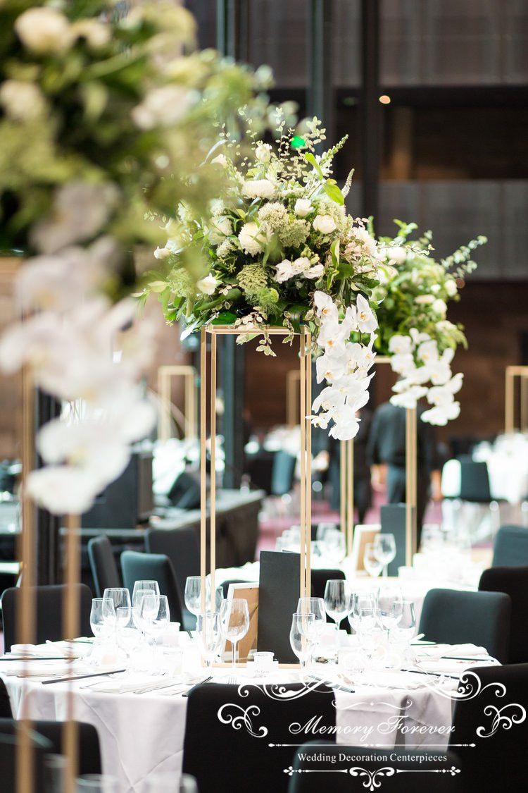 Wedding Decoration Metal Flower Vase Centerpiece Stand Holder Floral