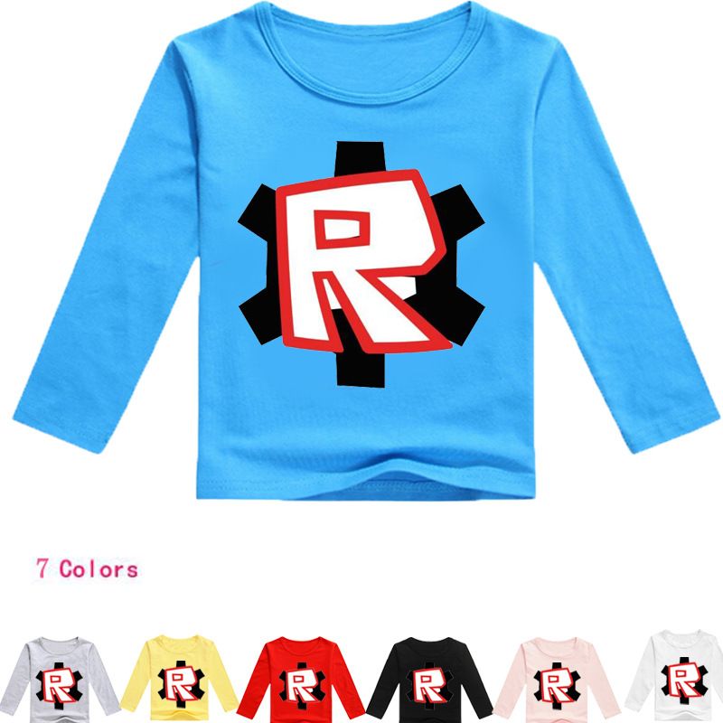 2019 2018 Girls Cartoon Roblox Pink T Shirts Kids Spring Clothes - 2018 girls cartoon roblox pink t shirts kids spring clothes children boys t shirt cotton tops tee age 3 13y birthday gift