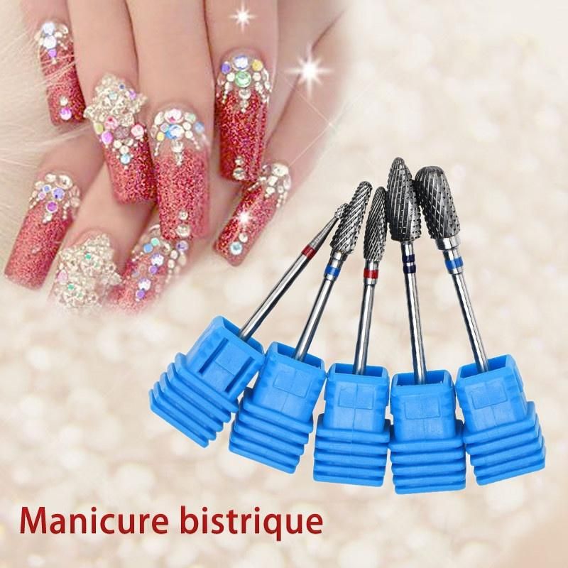 Manicure Accessories Carbide Drill Bits Nail Drill Bit Nail Polish