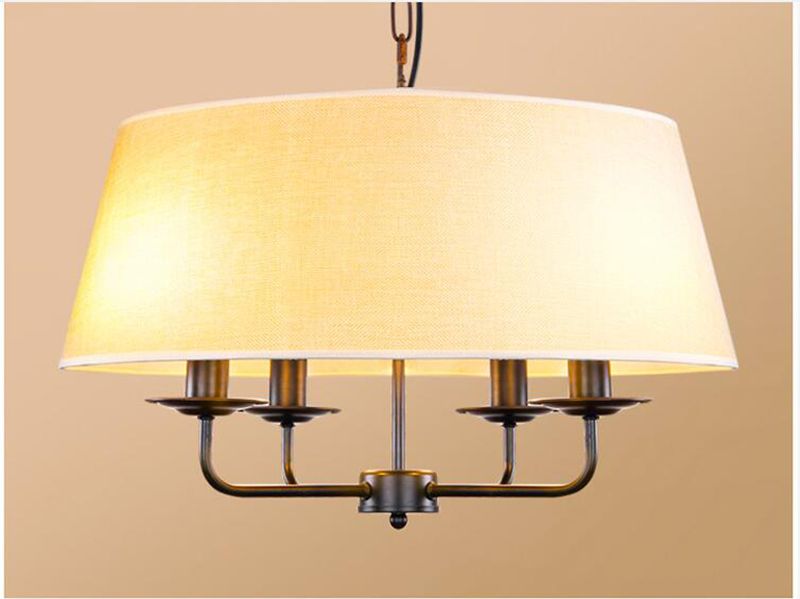 Plafoniere Tessuto Design : Acquista lampada a sospensione tamburo in tessuto plafoniera