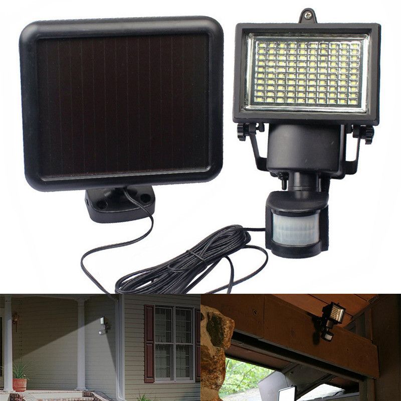 100leds Led Solar Light Motion Sensor Panel Outdoor Plastic Light Housing Best Buckles Lights