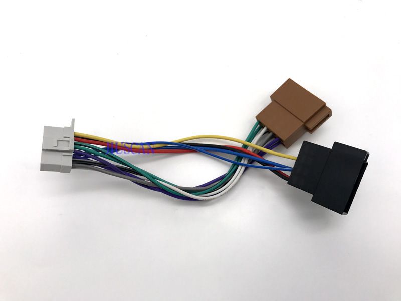 2019 wire harness for car stereo cd player plug for panasonic cq Connector Pin Harness wire harness for car stereo cd player plug for panasonic cq series select models 16 pin 22x11mm iso lead wloom power cable gps