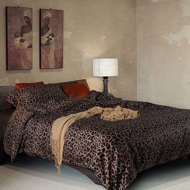 3d Leopard Print Bedding Sets Egyptian Cotton Satin Twin Duvet Cover 3d Leopard Print Bedding Sets Egyptian Cotton Satin Twin Duvet Cover Queen Size Bed Sheets Blue From Asite 157 69 Dhgate Com