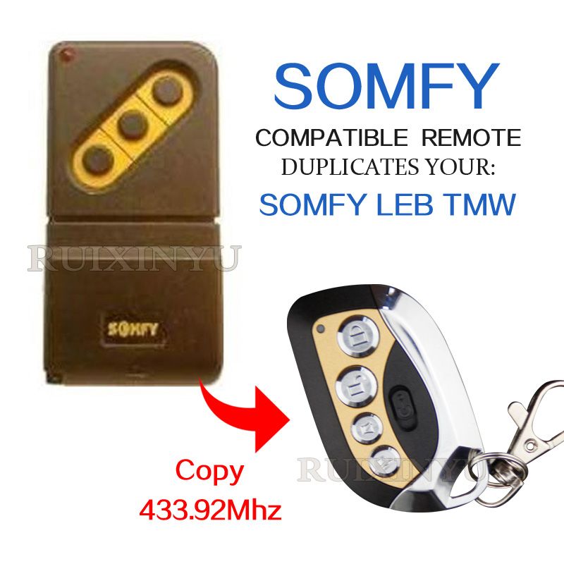 Somfy Leb Tmw High Quality Copy 433 92mhz Remote Control For Garage Somfy Leb Tmw High Quality Copy 433 92mhz Remote Control For Garage Door Duplicator Xboks 360 Xbox Controller S From Lowkeyy