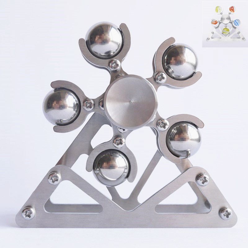Diy Ferris Wheel 2th 10 Balls Fid Spinner Tri Spin Finger Games