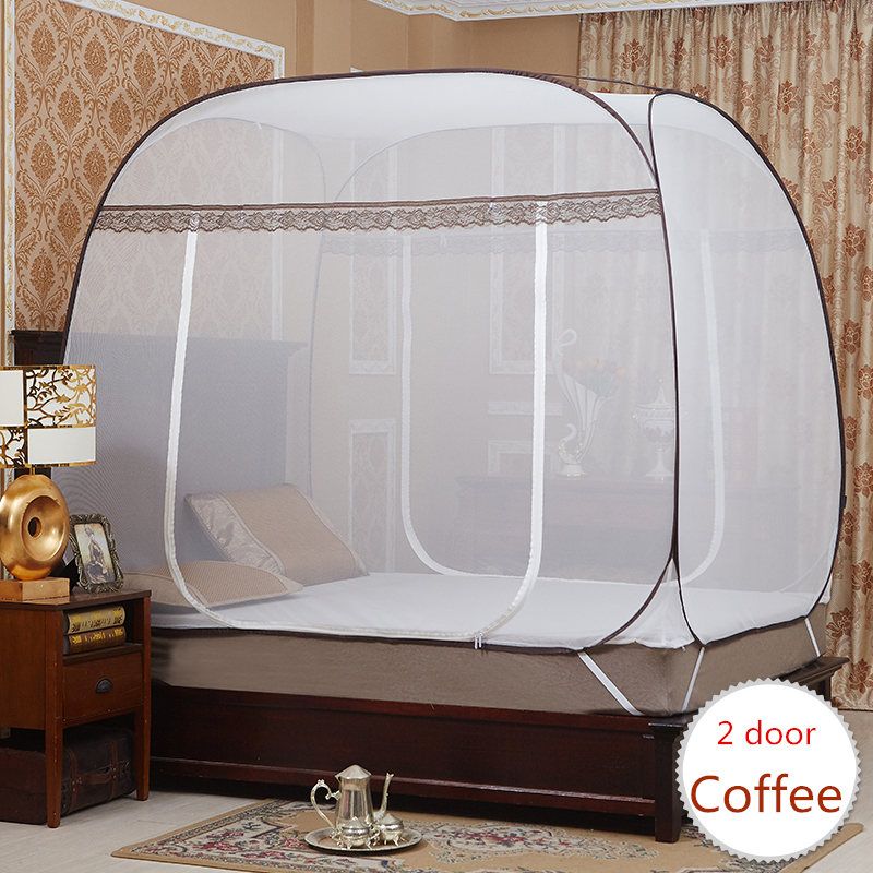 3 Sizes Folding Portable Mosquito Nets For Sale,Quadrate Mosquito Net For Double Bed,Mosquito