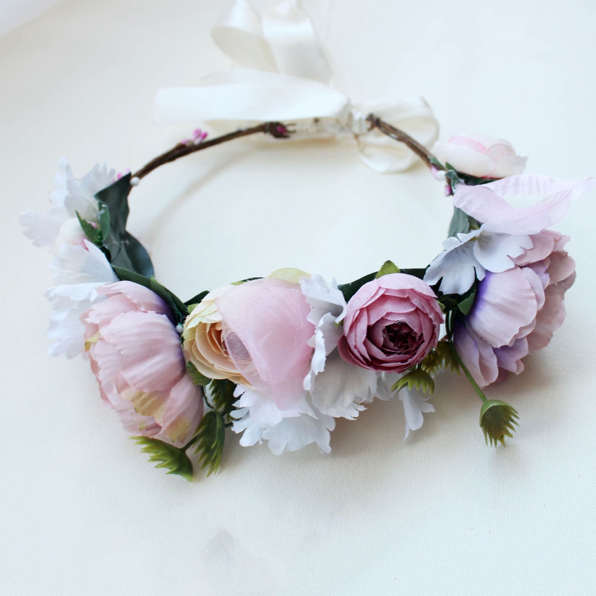 floral head wreath